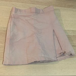 Aland Short Skirt Pale wash pink